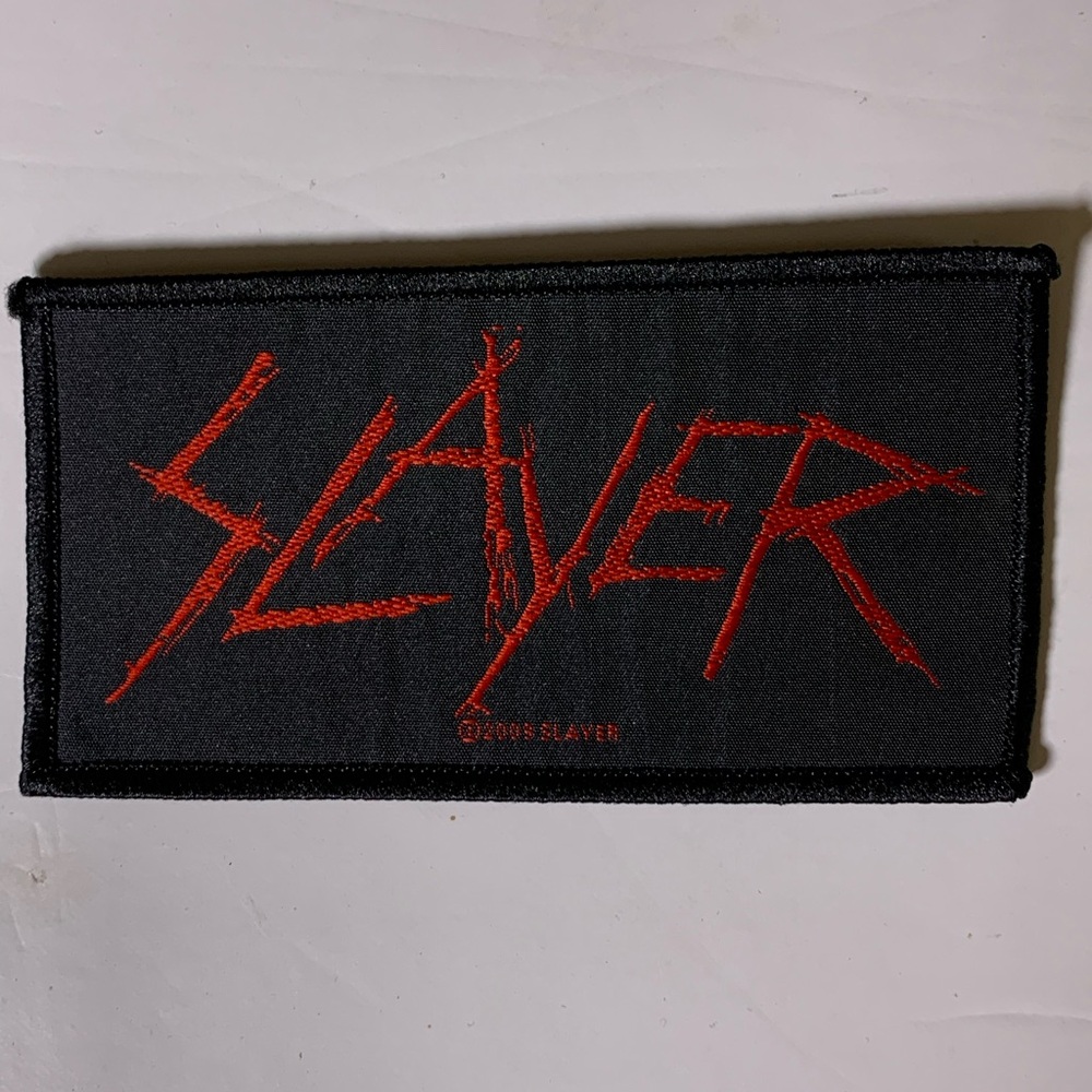 2009 slayer band patch